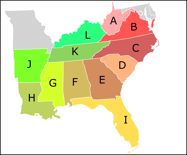 Southeast Region U.S.